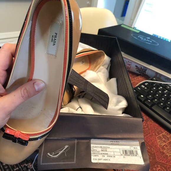 Prada Beige Heels - Picture 3 of 3